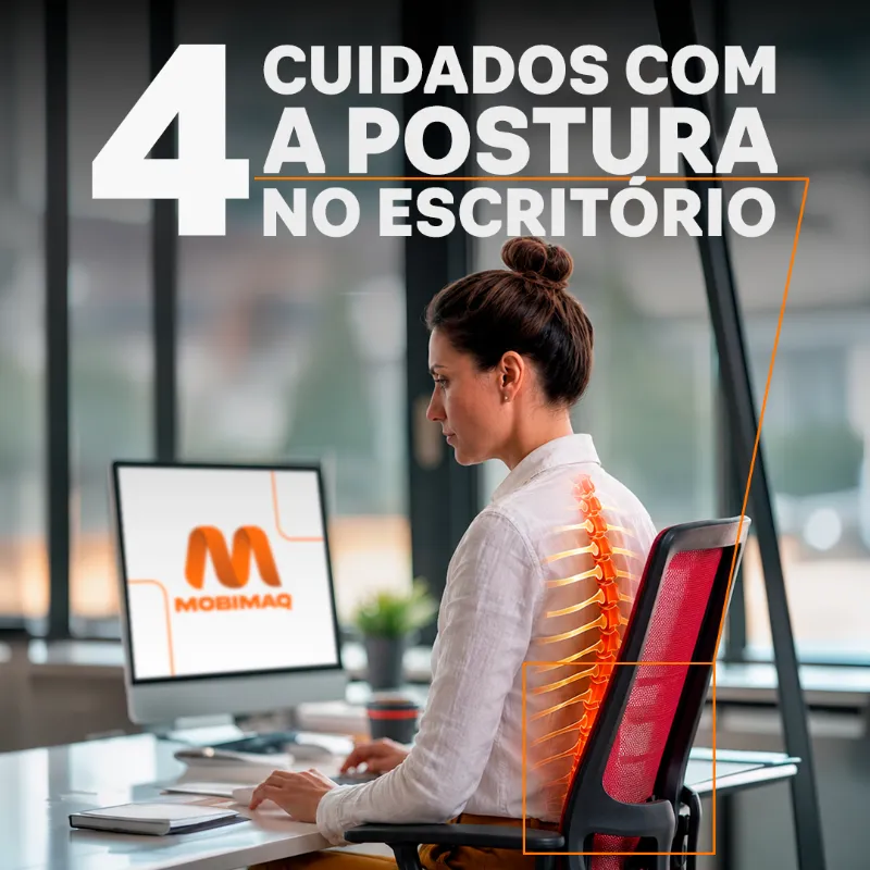 Dicas simples para melhorar a postura no ambiente de trabalho